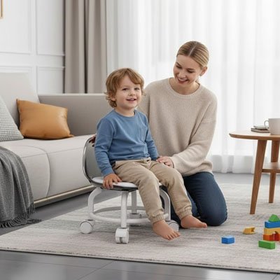 chaise enfant assise rembourree