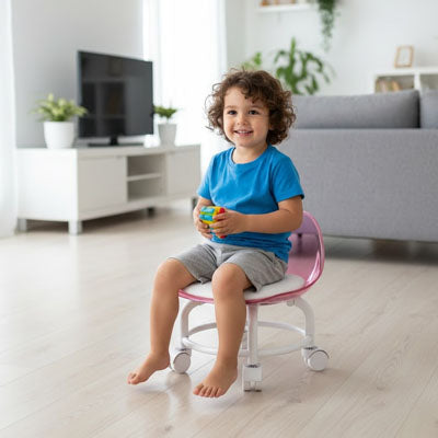 chaise enfant rose