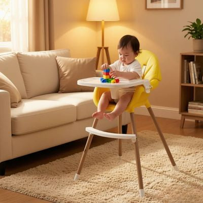 chaise haute evolutive pliable
