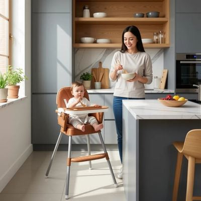 chaise haute evolutive repas