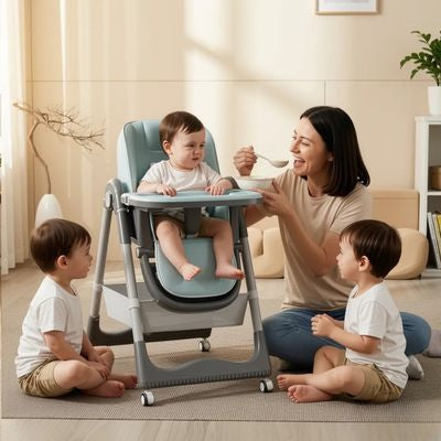 chaise haute multifonctionnelle pliable