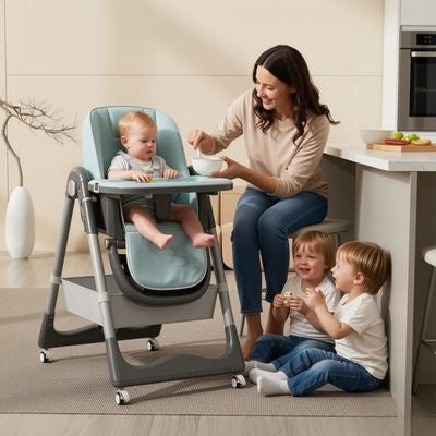 chaise haute multifonctionnelle stable