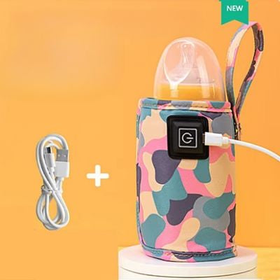 chauffe biberon portable rose