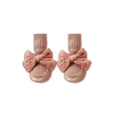 chaussette bebe cafe