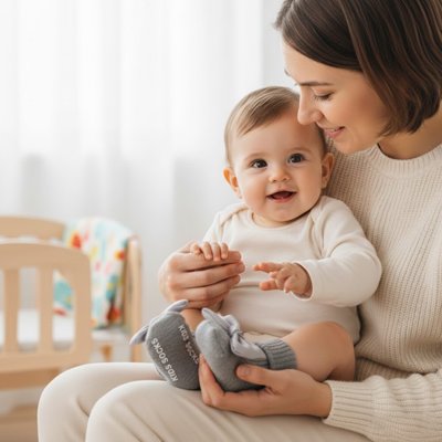 chaussette bebe finition soignee