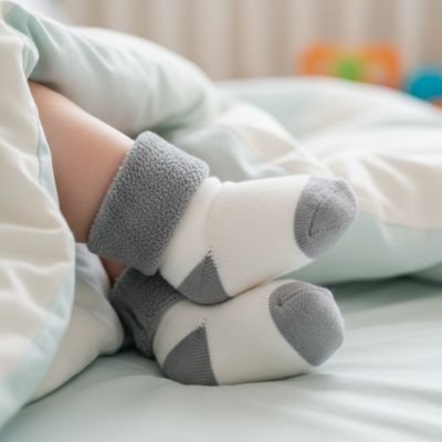 chaussette bebe matiere douce et epaisse 