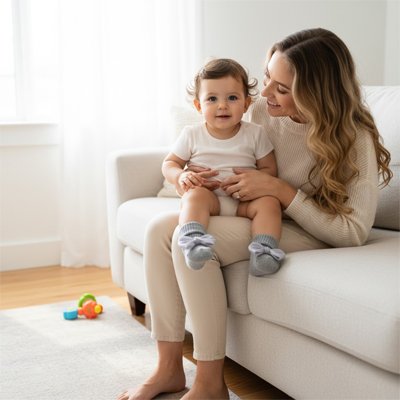 chaussette bebe matiere douce et extensible