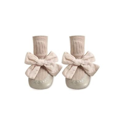 chaussette bebes kaki