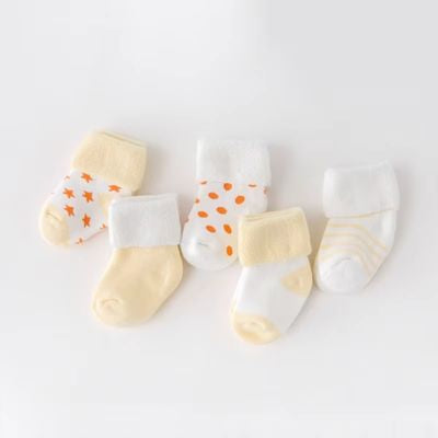 chaussette pour bebe jaune