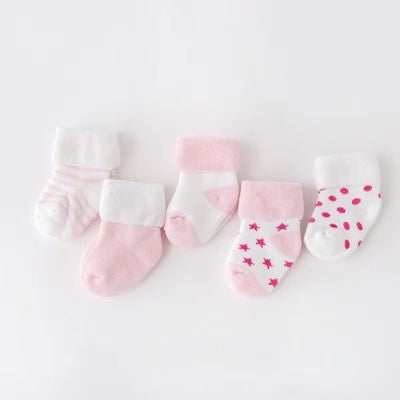 chaussette pour bebe rose