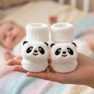 chaussettes bebe maintien securise par rebord cotele