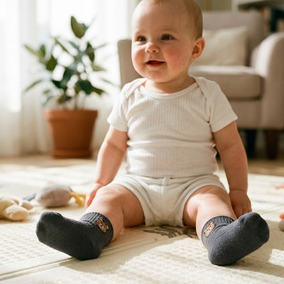chaussettes bebe matiere douce et respirante