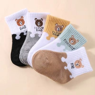 chaussettes bebe ourson