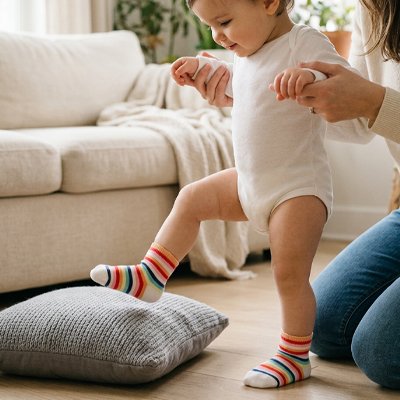 chaussettes bebe taille adaptee aux premiers ages