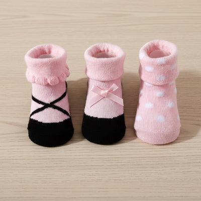 chaussettes bebes rose