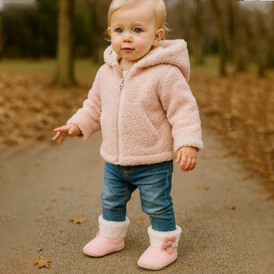 chausson bebe chaleur et protection