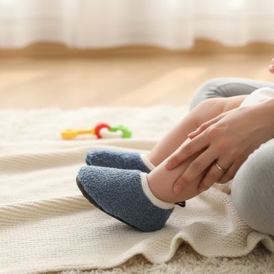 chausson bebe facilite l habillage et deshabillage quotidien