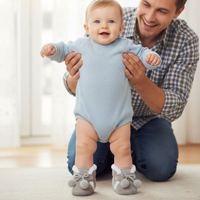 chausson bebe favorise l apprentissage de la marche
