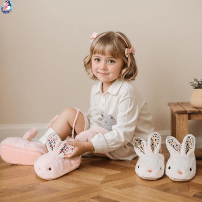 Chausson Bébé LAPIN™ : Le Complice Douillet des Petits Pieds - bebemam.com