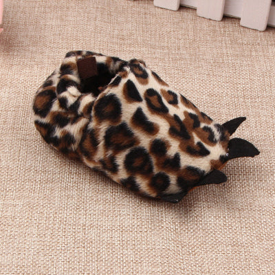 chausson bebe leopard