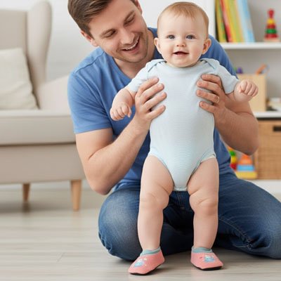 chausson bebe liberte de mouvement