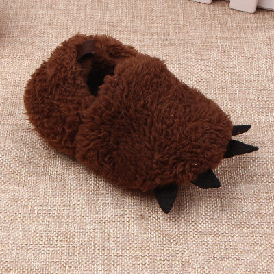 chausson bebe marron fonce