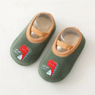 chausson bebe vert
