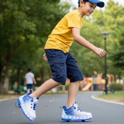 chaussure a roulette rassurant