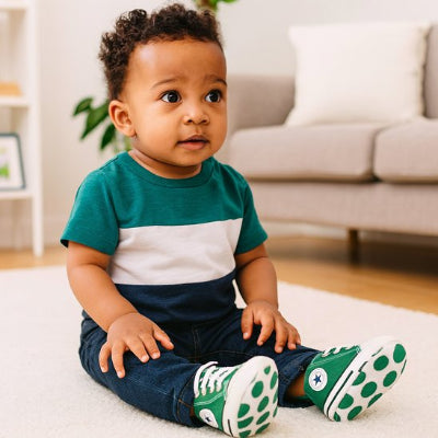 chaussure bebe bord protege renforce 