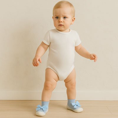 chaussure bebe fille matiere douce et delicate