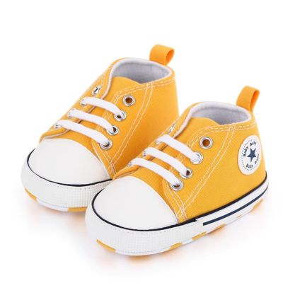 chaussure bebe jaune