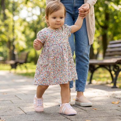 chaussures bebe bandes laterales contrastees