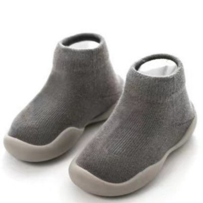chaussures bebe gris