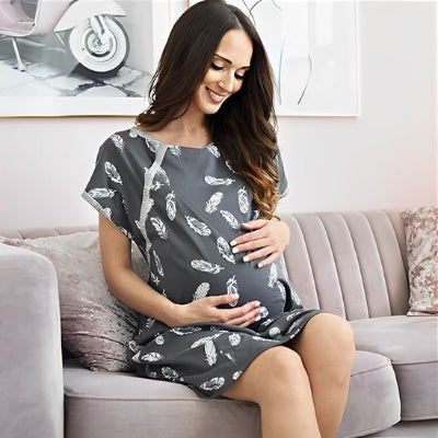 chemise de nuit allaitement matiere douce et respirante