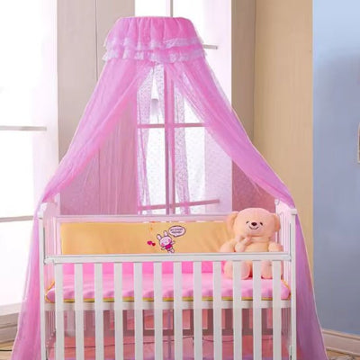 ciel de lit bebe rose