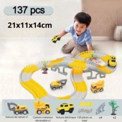 circuit voiture enfant circus cent trente sept pieces