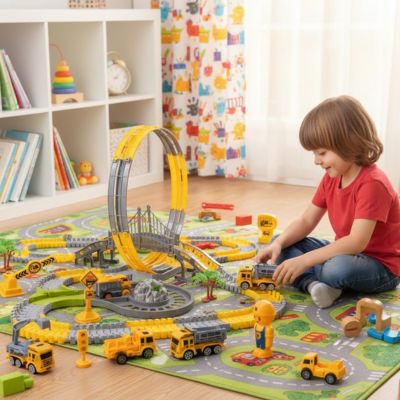circuit voiture enfant circus favorise l imagination