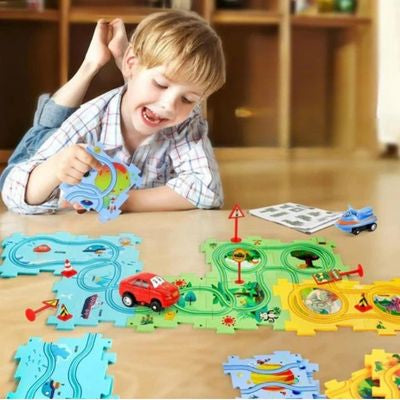 circuit voitures electriques amusant