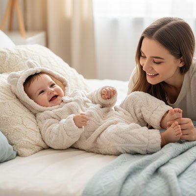 combinaison hiver pour bebe fermeture integrale pratique