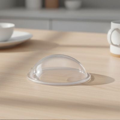 coquilles d allaitement en argent transparente