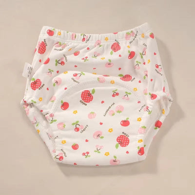 couche lavable fraise