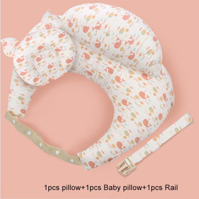coussin d allaitement cetace rose