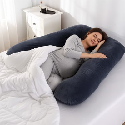 coussin de grossesse forme en U enveloppante