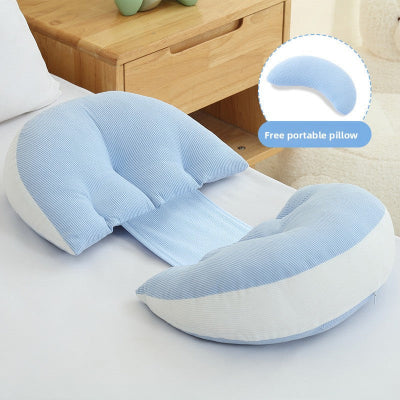 coussin de grossesses bleu