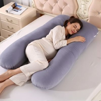 coussin de grossesses gris