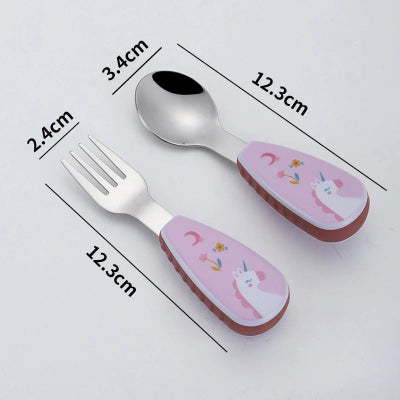 couvert bebe licorne