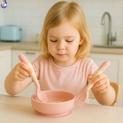 couvert pour bebe silicone materiau alimentaire