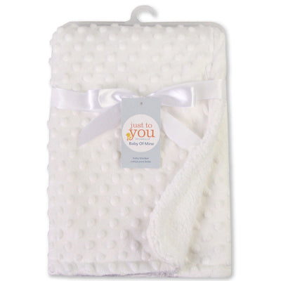 couverture bebe blanche