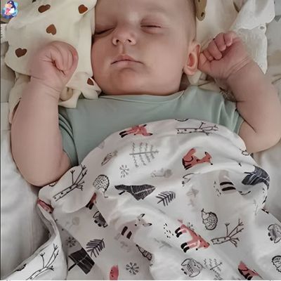 couverture bebe motif animal
