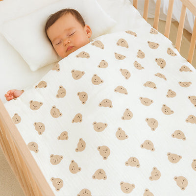 couverture bebe mousseline coton